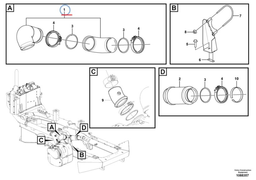 EXHAUST PIPE (ELBOW)
